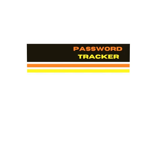 SasKat Publishing Internet Password Keeper, Password Log Book, A Gift For Family Members, Friends and Work Colleagues : 55 pages, 6