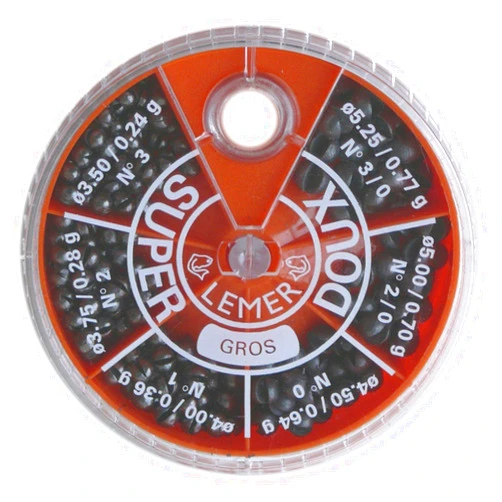 Anglers Accessories Mini Split Shot Assorted Lead Medium