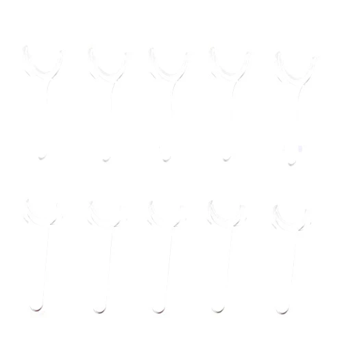 FveBzem 10Pcs T-Shape Intraoral Cheek Lip Retractor Autoclavable Dental Mouth Opener Intraoral Opener Teeth Retractors Kit for Teeth Whitening Dental Orthodontic Tool Surgical Retractor