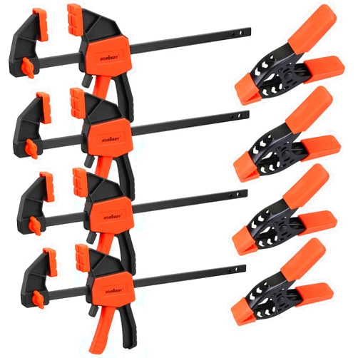 HORUSDY 8-Pack Bar Clamps for Woodworking, 4 Pieces 6
