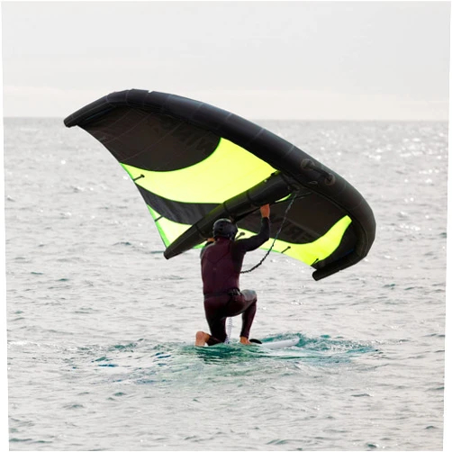 Erivc 16.5FT Inflatable Wing Surfing Outdoor Sports Inflatable Wind Wing for Water Surfing, Snow Skiing, Water Sportshigh Performance Wing
