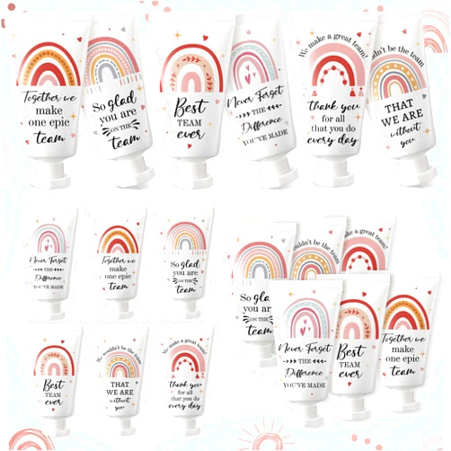 Sacubee 12 Pack Employee Team Appreciation Gifts Bulk Christmas Gifts for Coworkers Thank You Hand Cream Gift Inspirational Appreciation Travel Hand Lotion for Employees Team Coworker Staff