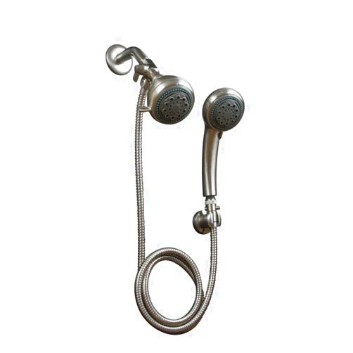 Zoe Industries Brushed Nickel Mariner Combination Shower Head