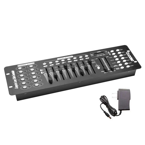 Wiwreenm 192 DMX Controller Use for Editing Program of Stage Lighting,DMX 512 DJ Controller Stage Light Controller Panel DMX Console for Party Music Show Christmas and Halloween