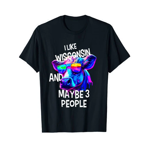 WISCONSIN DELLS Designs By ShirtZilla I Like WISCONSIN DELLS And Maybe 3 People T-Shirt City T-Shirt