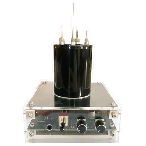 Yoqanr Musical Tesla Coil, Bluetooth Music Tesla Coil, Solid State Tesla Coil Artificial Lightning Arc Plasma, Touchable Spark Gap Arc Generator Tesla Coil Speaker,Wireless Transmission Demonstration