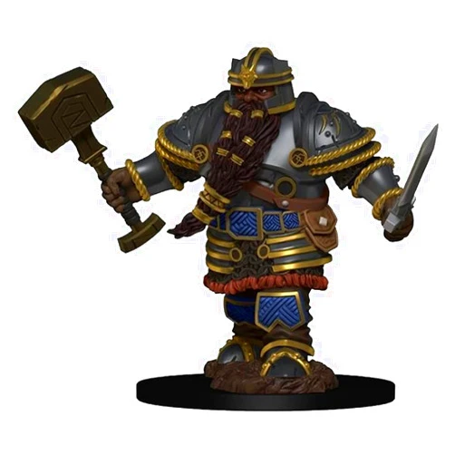WizKids D&D Icons of the Realms Premium Figures: Dwarf Male Fighter