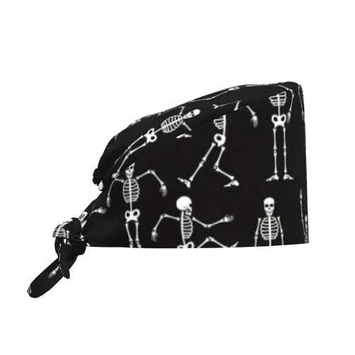 KIKICHUA Working Cap Scrub Cap with Sweatband Adjustable Unisex Women Tie Back Hat Nurse Surgical Caps