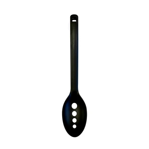 Fox Run Nylon Slotted Spoon, Black, 13