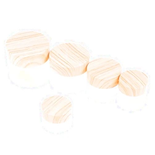 AKOAK 5g/10g/15g/30g/50g Reusable Glass Cream Bottle, Suitable for DIY, for Sampling Eye Shadow, Face Cream, Blush, Eye Cream, Sunscreen and Other Cosmetic Containers Bottle