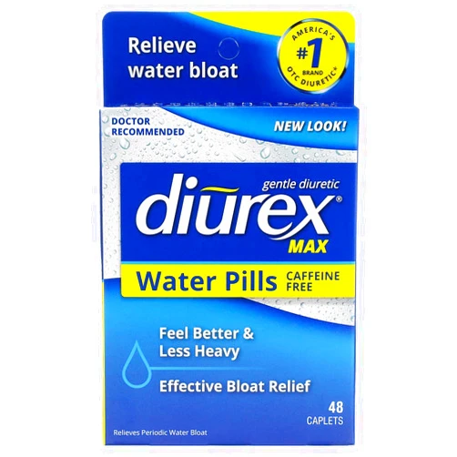 alli Weight Loss 120ct + Diurex Max Strength Caffeine-Free 48ct Water Pills