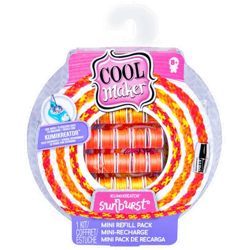 Cool Maker, KumiKreator Candy Mini Fashion Pack Refill, Friendship Bracelet Activity Kit