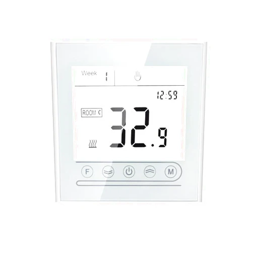 MincoHome 95~240V Tuya Smart Intelligent WiFi Thermostat Room Electric/Water/Gas Boiler Floor Heating Temperature Controller Compatible with Alexa,Google Home (for Electric Heating)