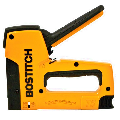 BOSTITCH Stapler, Outward Clinch, Stapling Tacker 14MM Max (T6-8OC2)