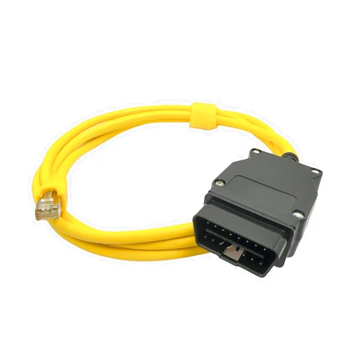 Ulifebet 5.9ft/1.8M Enet OBD2 Cable,OBD to RJ45 ENET Cable Compatible with BMW F- Series Coding E-SYS I-STA ICOM Bootmod3 Bimmercode