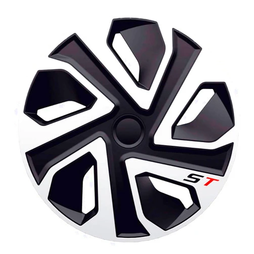 AUTO-STYLE Set J-Tec wheel covers ST 13-inch Silver/black