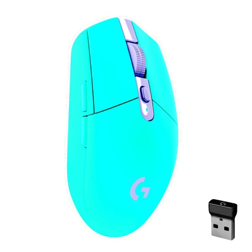 Logitech G305 LIGHTSPEED Wireless Gaming Mouse, Hero 12K Sensor, 12,000 DPI, Lightweight, 6 Programmable Buttons, 250h Battery Life, On-Board Memory, PC/Mac - Mint