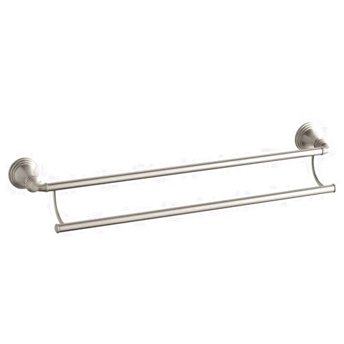 KOHLER K-10553-BN Devonshire 24-Inch Double Bathroom Towel Bar, Vibrant Brushed Nickel