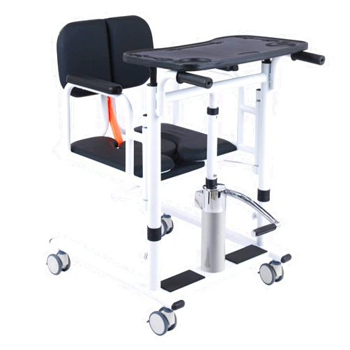 HCZION Hydraulic Patient Lift,Patient Lift Transfer Chair,Handicapped Shower Chair,Elderly Wheelchair,for Adult Disabled and Elderly-A