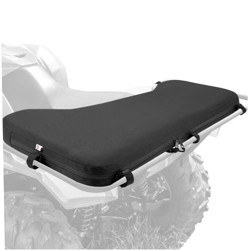 KEMIMOTO ATV Rack Pad, Four Wheeler Rack Seat Cushion for Passenger Compatible with Fourtrax Foreman Rancher Kawasaki Brute Force Recon, Black