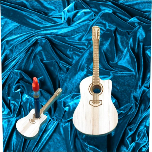 Staggwood Vape Pen Holder - Guitar - Solid Wood, Holds 510 Thread Vape Pens &/or Cartridge