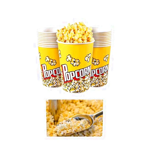 Everything for the Mistress Popcorn Containers, Paper Containers < All for The Hostess>64 oz Popcorn Containers for Party & Movie, Home, Nature (20 per Pack)