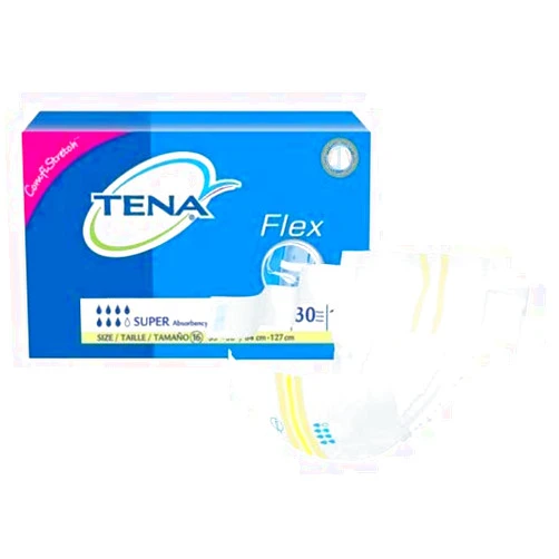 TENA ProSkin Flex Super Belted Undergarment, Incontinence, Disposable, Heavy Absorbency, Large, 30 Count, 30 Packs, 30 Total