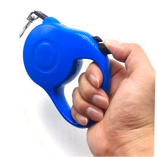 Niubow Retractable Dog Leash with Nylon Ribbon Lead for Small & Medium Breeds, Durable, No Tangle, 10-feet Long, Supports up to 25-Pound (Small, Blue)
