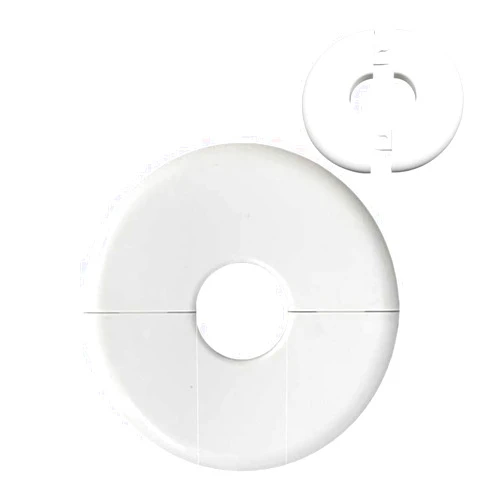 LOGRRMTH ABS Wall Split Flange Self-Adhesive Tape Round Escutcheon Plate Cover for Water Pipe Faucet Decoration Accessories faucet pipe flange pipe cover (16)