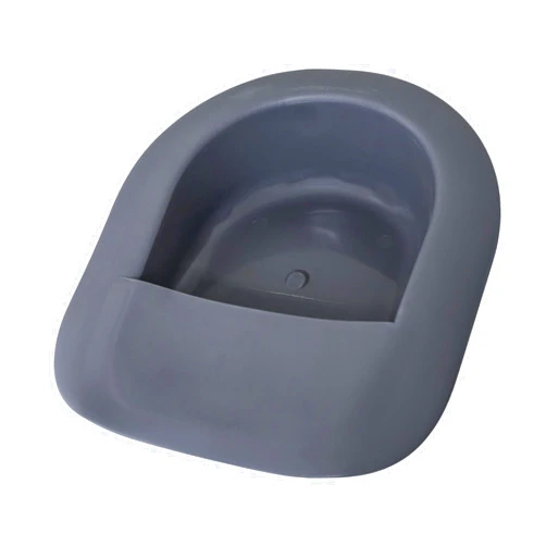 Vakly Large Heavy Duty Fracture Bariatric Bedpan – Smooth Bed Pan – Portable & Easy to Clean - for Bed-Bound/Bedridden Patient for Women and Men - 17.75x16x5 Inches, 900 lb. Capacity
