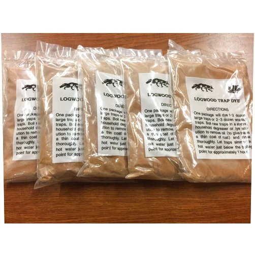 Bridger Traps Trap Dye Logwood Trapping Racoons Cyotes Varmit, 1 Pound Bag (5-Pack)