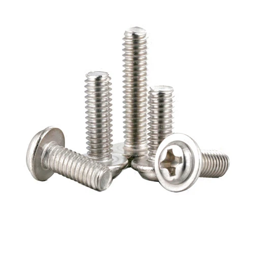 Still Awake 30 Pcs M5-0.8x18mm Drive Pan Washer Head Machine Screw Phillips Head Screws with Pad, 304 Stainless Steel, Machine Screws Assortment Kit
