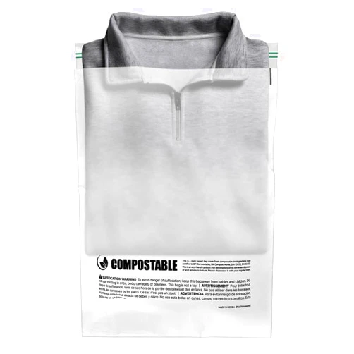 ULTRAMARINE Eco Friendly Clear Poly Bags with Suffocation Warning - 6