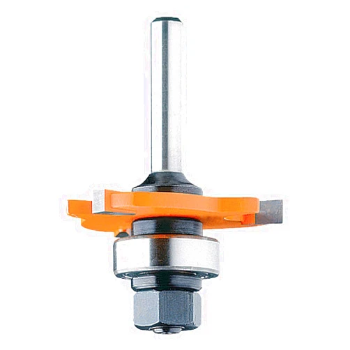 CMT ORANGE TOOLS CMT CMT 822.320.11B 3-Wing Slot Cutter with Bearing and Arbor, 5/64-Inch Cutting Length, 1/2-Inch Shank