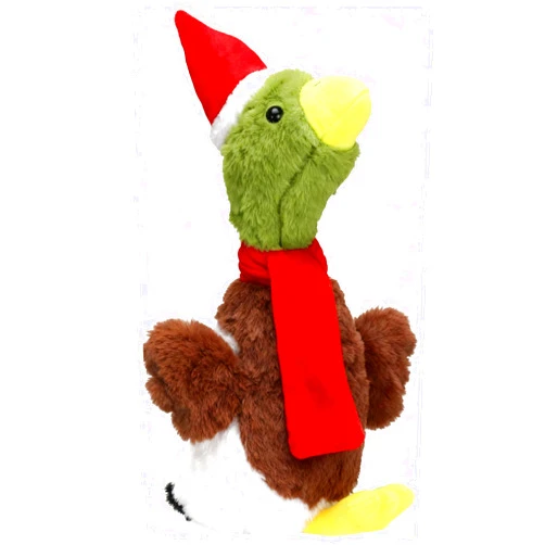 Beeveer Christmas Mallard Duck Stuffed Animal 15.8