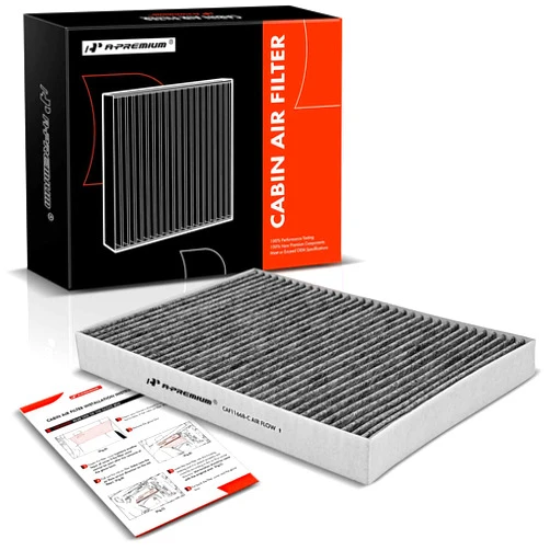 A-Premium Cabin Air Filter with Activated Carbon Compatible with Chrysler 300 & Dodge Challenger, Charger, 2011-2020, Replace# 68071668AA