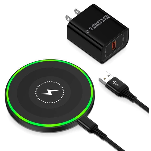 Inibak 15W Motorola Wireless Charger Fast Charging Pad for razr+(2024)/Edge/Moto G Power/Stylus 5G 2024/G75, Android Wireless Charging Station with 18W Adapter for Samsung Galaxy S24 FE 23 Ultra,Pixel 9 8a 7