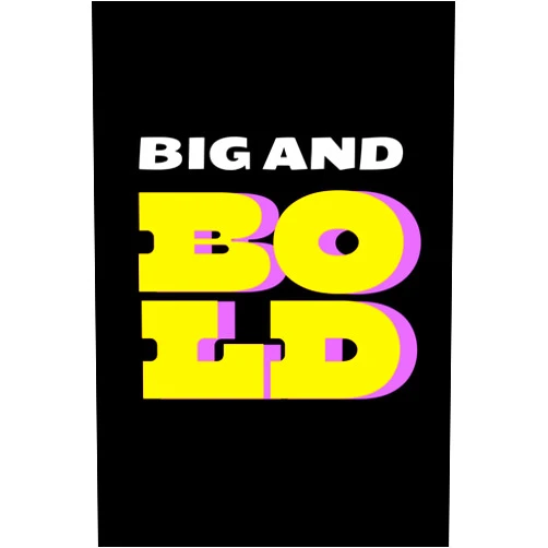 By Macy House (Author) BIG and BOLD: 150 pages lined notebook (can be used for journaling, note taking, writing etc)
