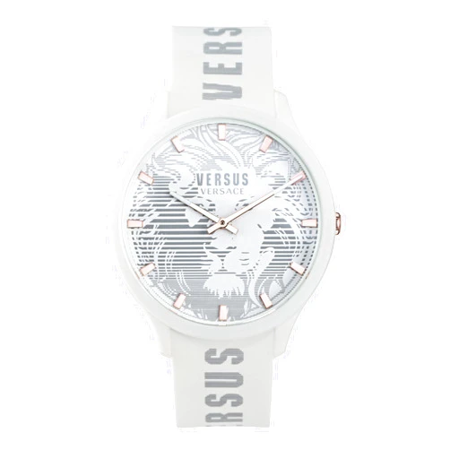 Versus Versace Domus Collection Mens Watch Featuring Sporty Adjustable Silicone Strap