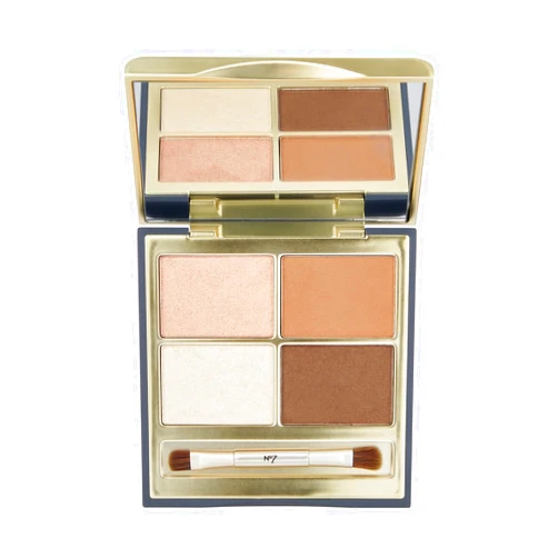 No7 Pro Artist Eyeshadow Palette - High-Pigment Eye Makeup with a Lasting Finish & Blendable Formula - Includes Matte & Shimmer Eyeshadow to Create Versatile Looks - Lights Camera Action (0.25 oz)