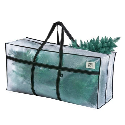 VENO 1 Pack Extra Large Moving Bags, Heavy Duty Storage, Moving Boxes, Large Storage Bins with Lids Alternative for College, Christmas Tree, Packing Supplies Essentials (Clear, 1 Pack)