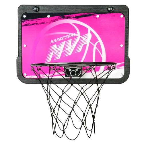 SXJ Portable Mini Basketball Hoop,4 Balls, Over The Door-Over The Wall,Indoor-Outdoor,Gifts for Kids