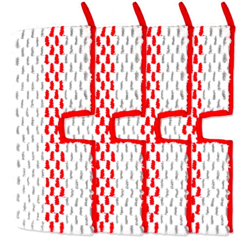 F Flammi Microfiber Washable Spray Mop Refills Compatible with Promist Max, Reusable Pads Replacement Head (4)