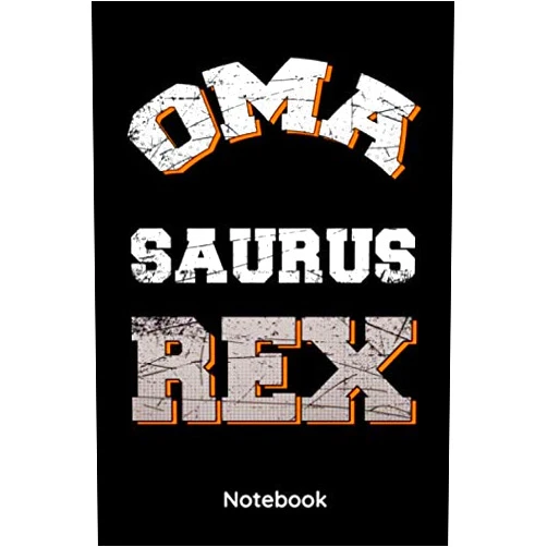 By Tobias Strubmayer (Author) Oma Saurus Rex: 6x9 Notizbuch, Planer Kariert für Omi Oma Großmutter Notizheft 120 Seiten
