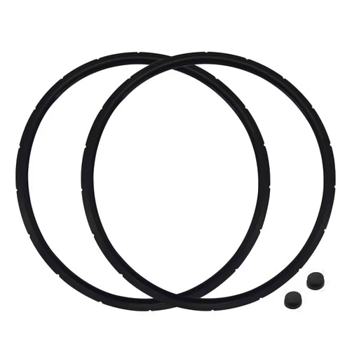 Sousery 2 Pack 09936 Pressure Canner Sealing Ring & Overpressure Plug Compatible with Presto 0126002 0136102 0136403 0136304 0136001 0216001 Pressure Cooker (4 Quart/6 Quart)