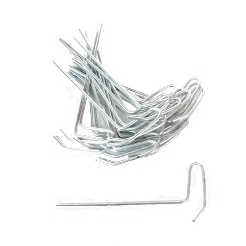 Orchid Nerd Galvanized Rhizome Clip for Clay Pot 6 inch 25 Pack