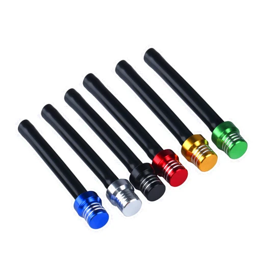 MUZHUPGUZ 6 pcs Motorcycle Breather Hose Gas Fuel Tank Cap Vent, Motorcycle Gas Cap Vent Hose Tube, Aluminum Universal Breathing Tube Fits All Off-Road Motorcycles ATVs, Fits Pit Dirt Bike