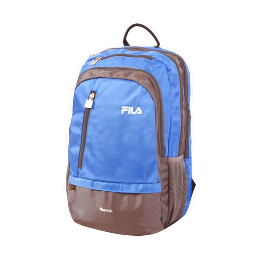 FILA Duel Tablet and Laptop Backpack, Blue/Grey, One Size