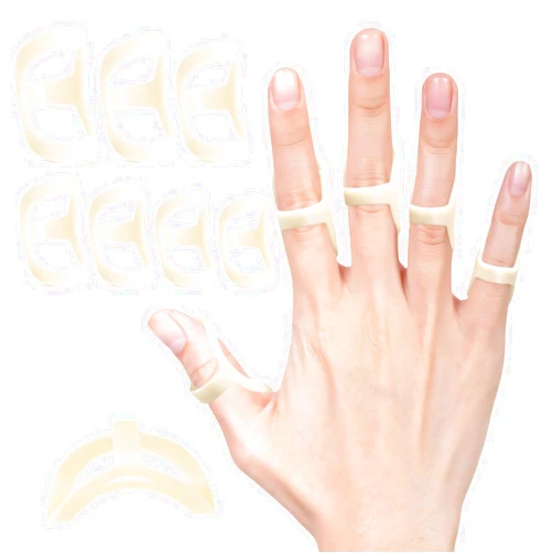 SH·ATM 7 Pcs Oval Finger Splint, Finger Splint for Arthritis/Straightening, Mallet Finger Splint Trigger Finger Splint for Thumb/Index/Middle/Ring/Pinky Finger (Size: 4/5/6/7/8/9/10)