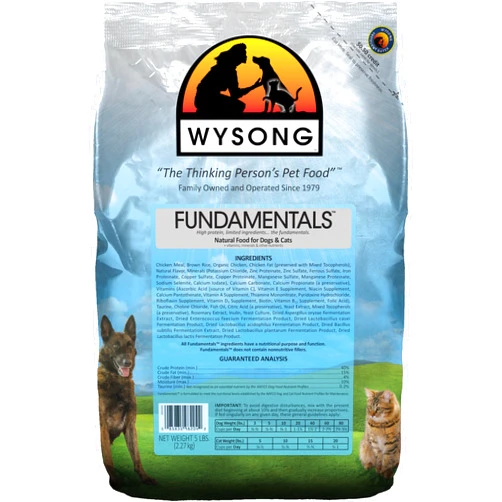 Wysong Fundamentals Canine/Feline Formula Dry Dog/Cat Food, 5 lb